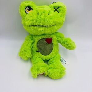 Brand New Bear A Bear Zombie Green Frog Plush 10”‎ 2022 BAB Halloween